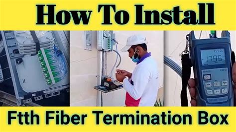 fiber termination box installation guide